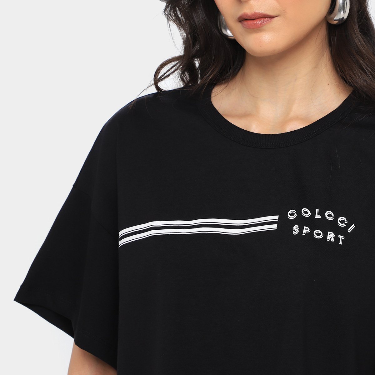Camiseta Colcci Sport Cropped Feminina - Tam: P - 2
