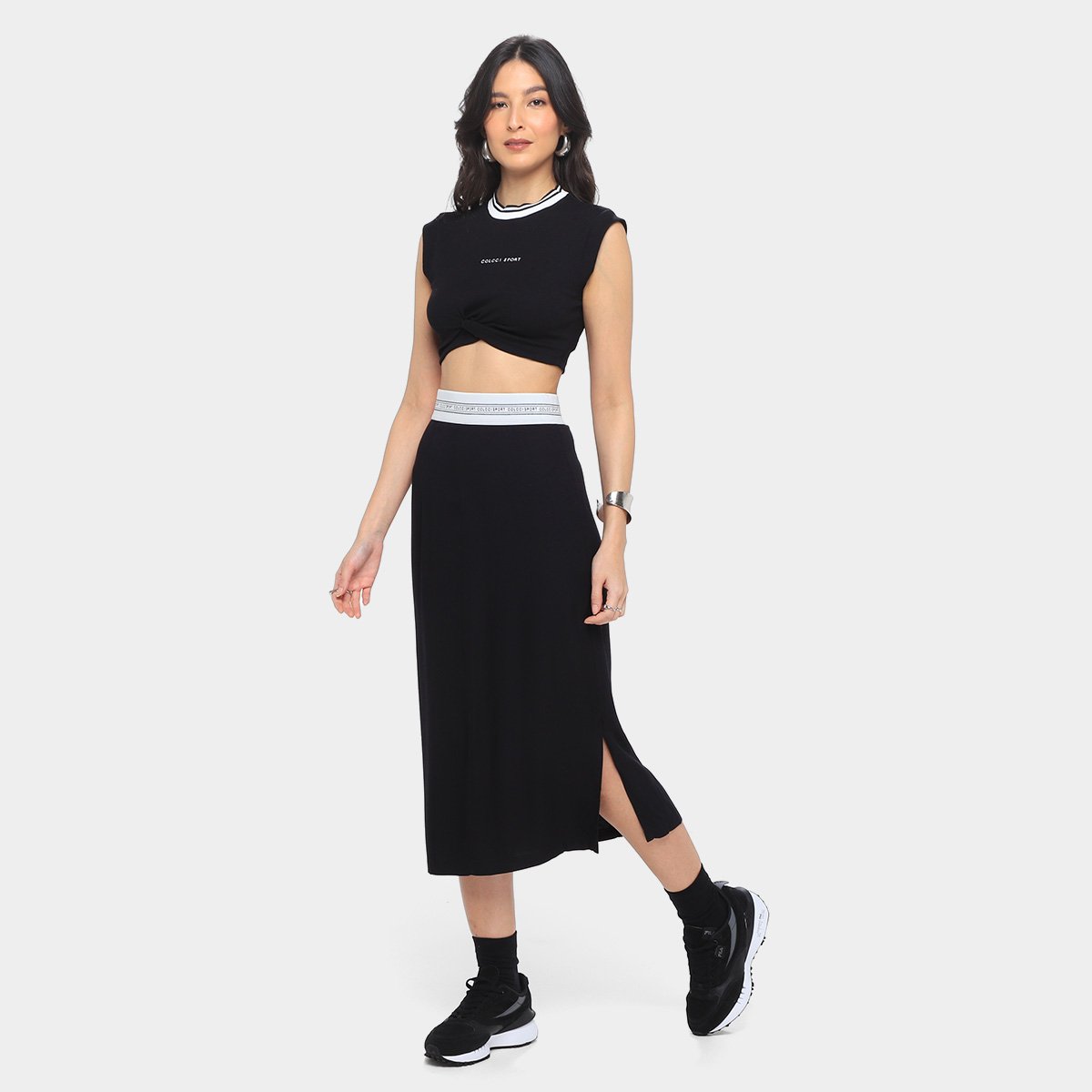 Saia Colcci Midi - Tam: 38 - 3