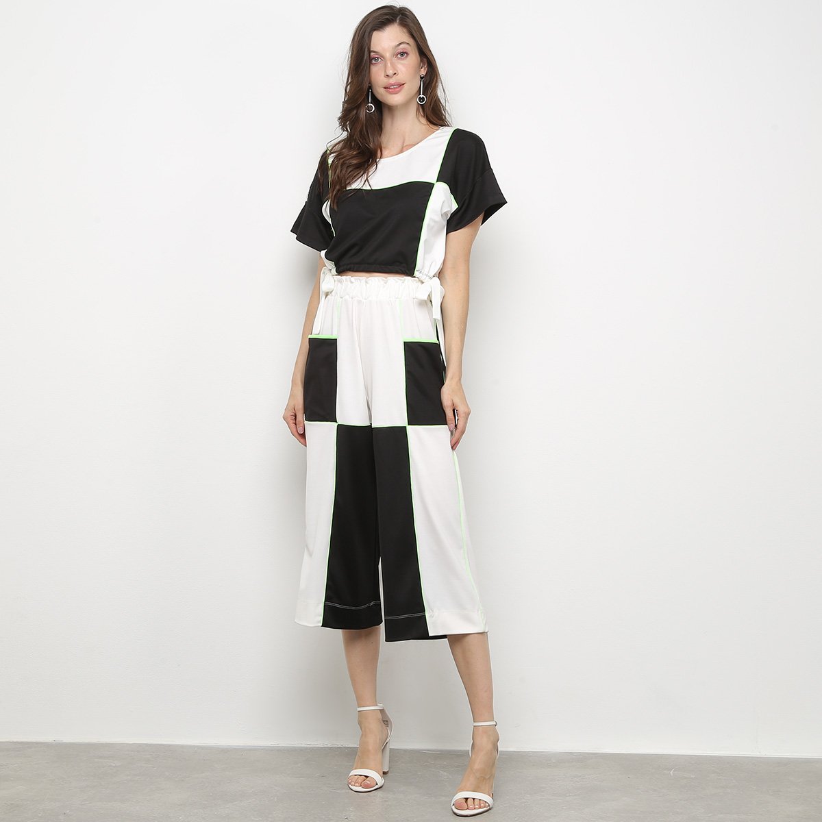 Calça Vide Bula Malha Crepon Feminina - Tam: M - 2