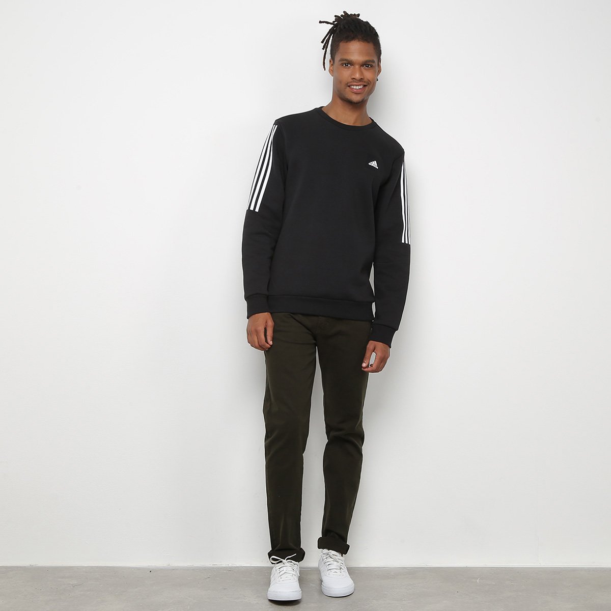 Blusa Adidas Mhd Crew Masculina - Tam: P - 2