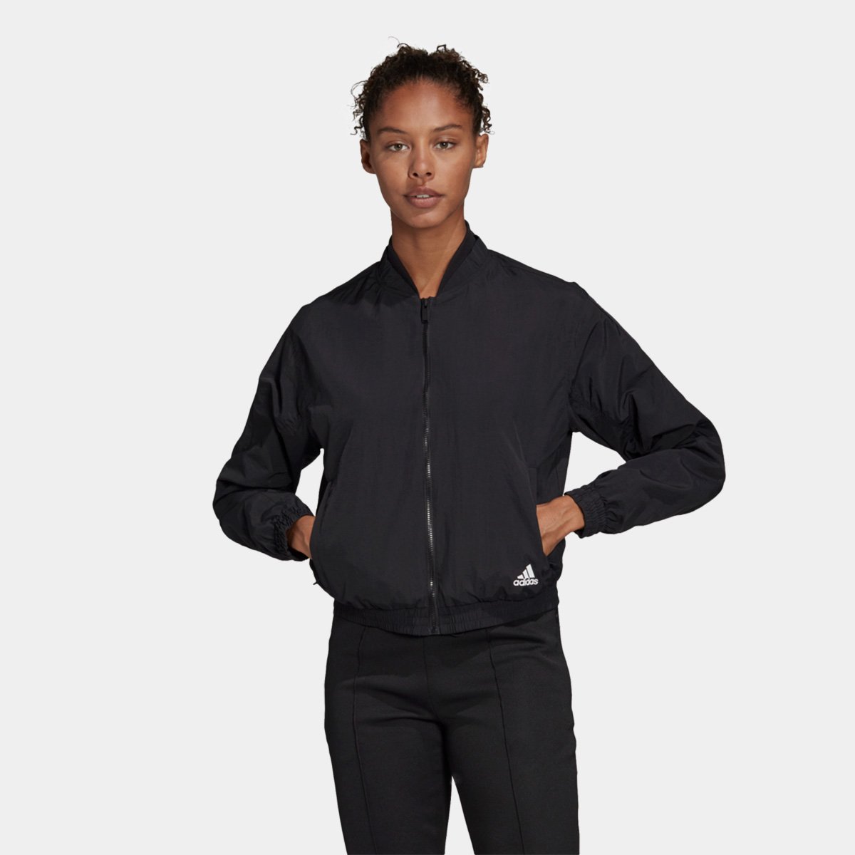 Jaqueta Bomber Adidas Woven Feminina
