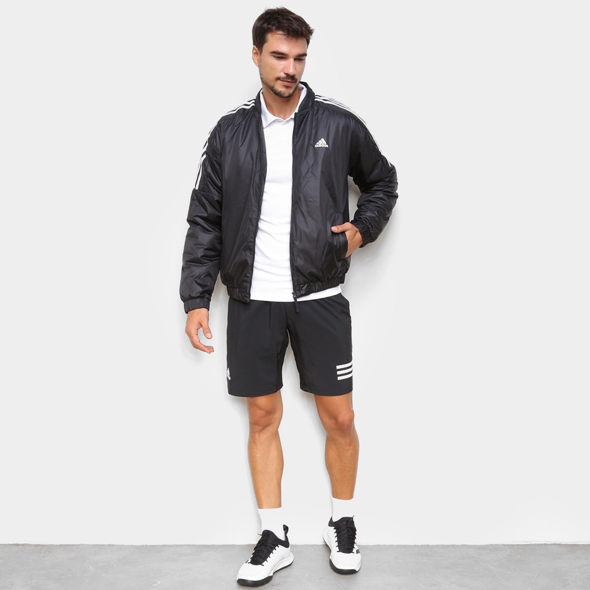 Jaqueta Adidas Essentials Bomber Insulated Masculina - Tam: P - 3
