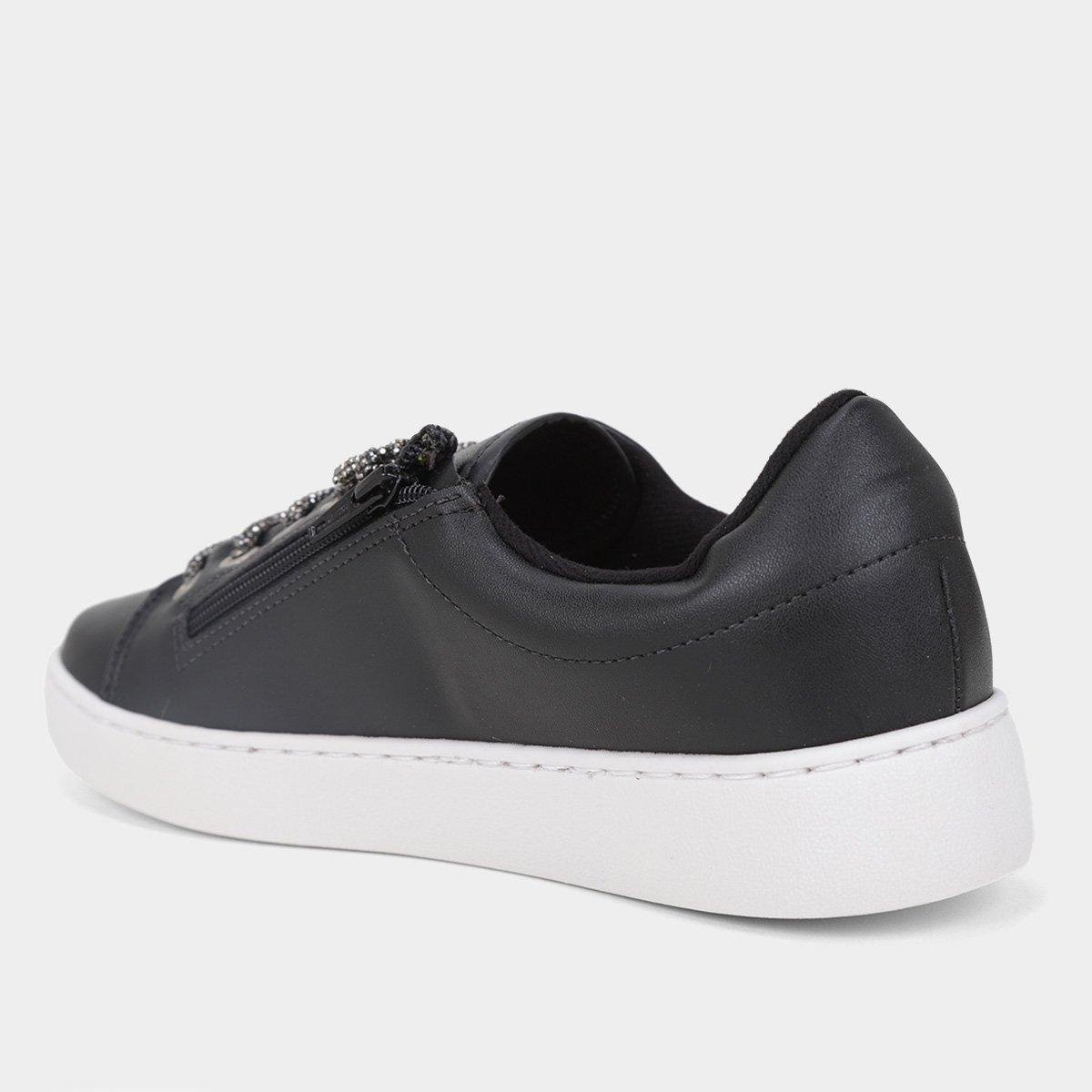 Tênis Vizzano Tira Pronta Strass Feminino - Tam: 34 - 2