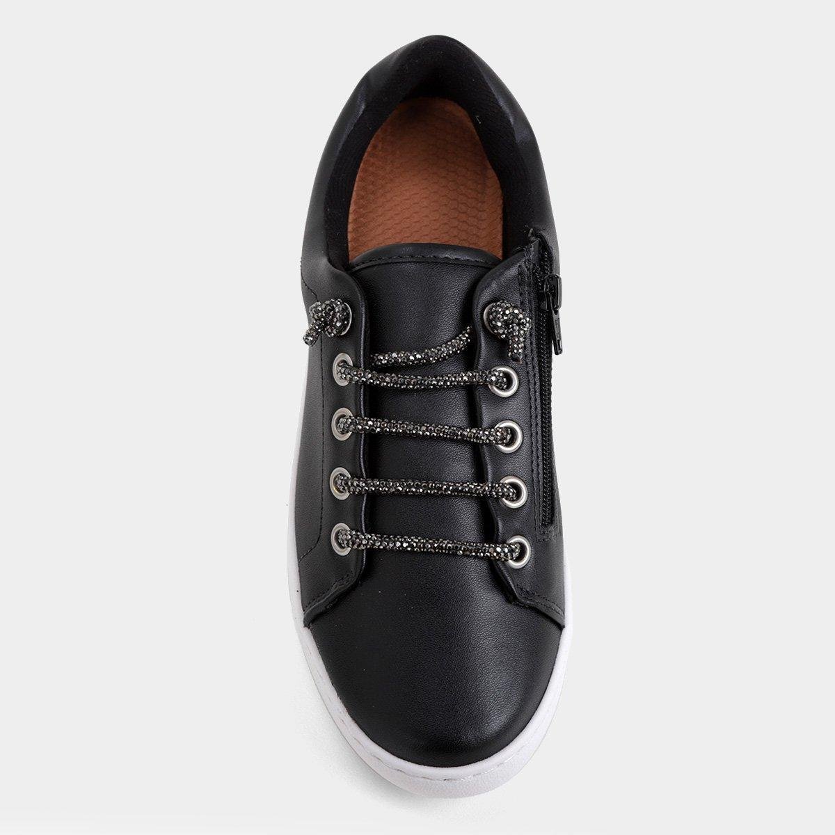 Tênis Vizzano Tira Pronta Strass Feminino - Tam: 34 - 3