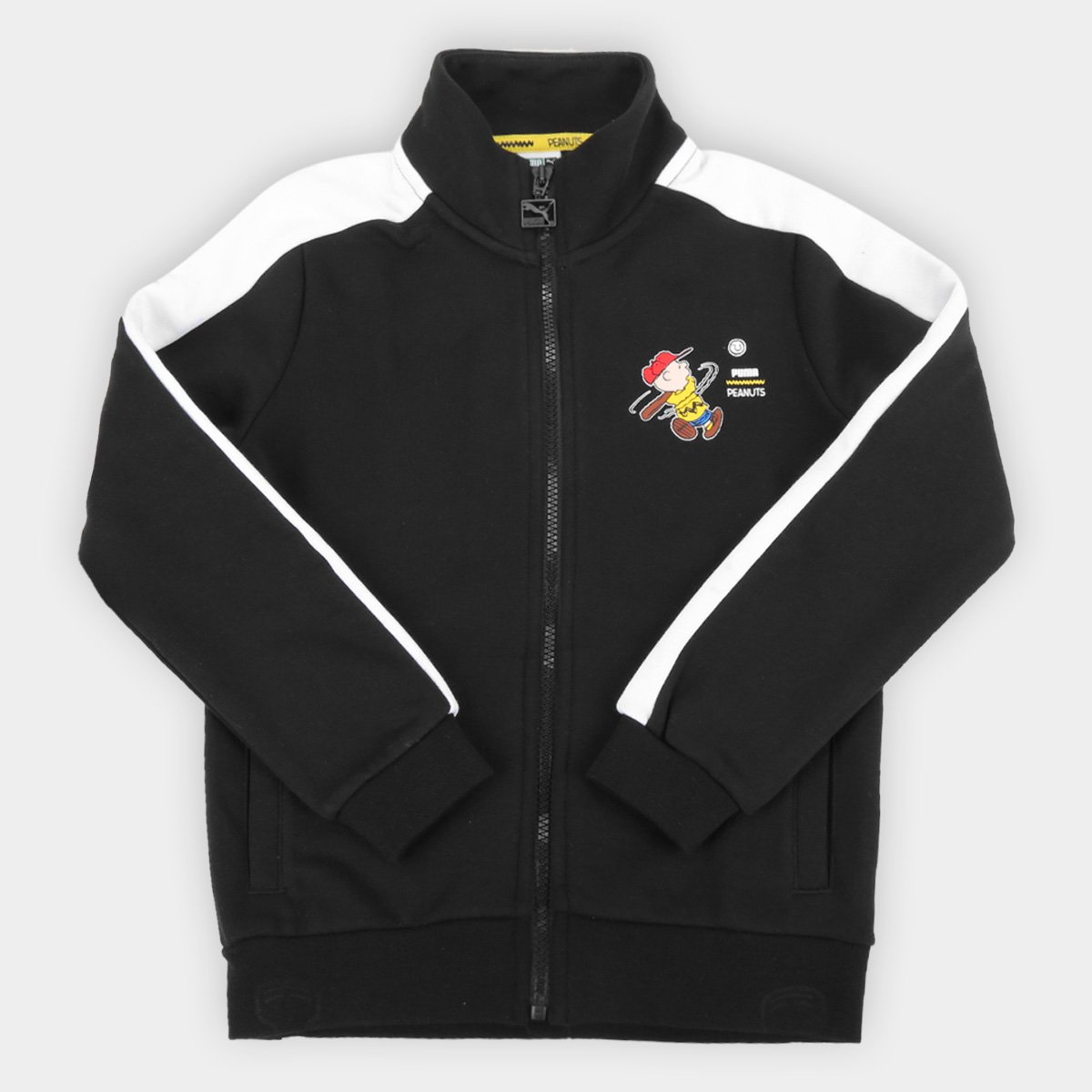 Jaqueta Moletom Infantil Puma Kids X Peanuts Track Masculina