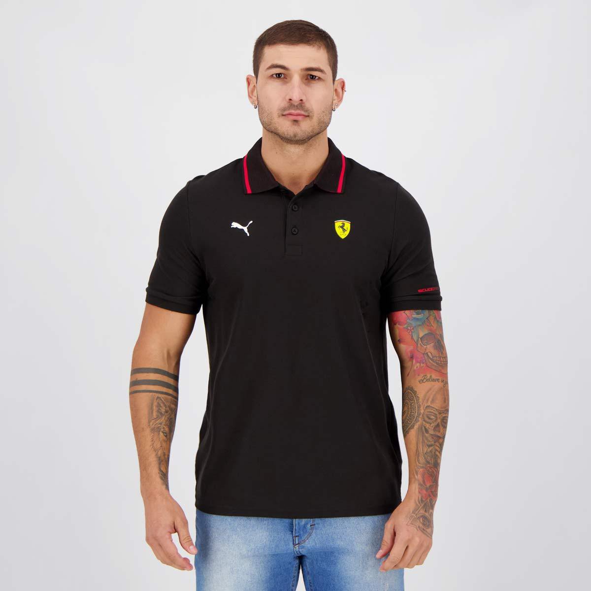 Camisa Polo Puma Ferrari Race Masculina
