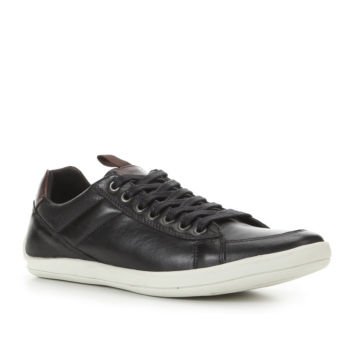 Sapatênis Couro Shoestock Street Basic Masculino