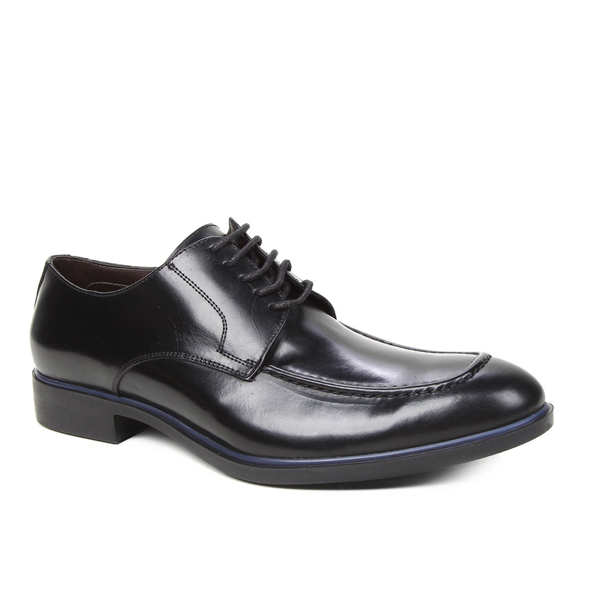 Sapato Social Couro Shoestock Clássico Cadarço Masculino
