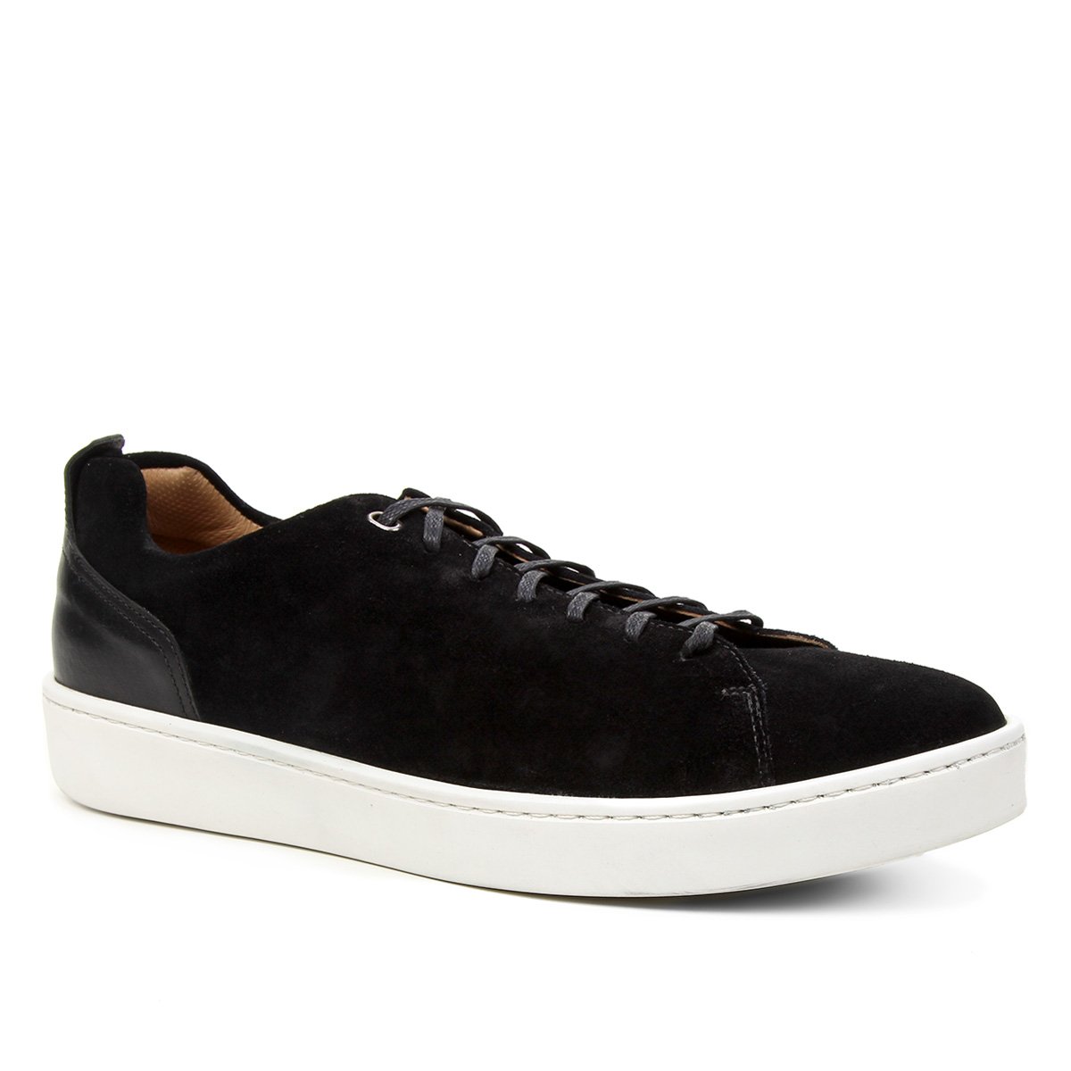 Sapatênis Couro Shoestock Camurça Masculino
