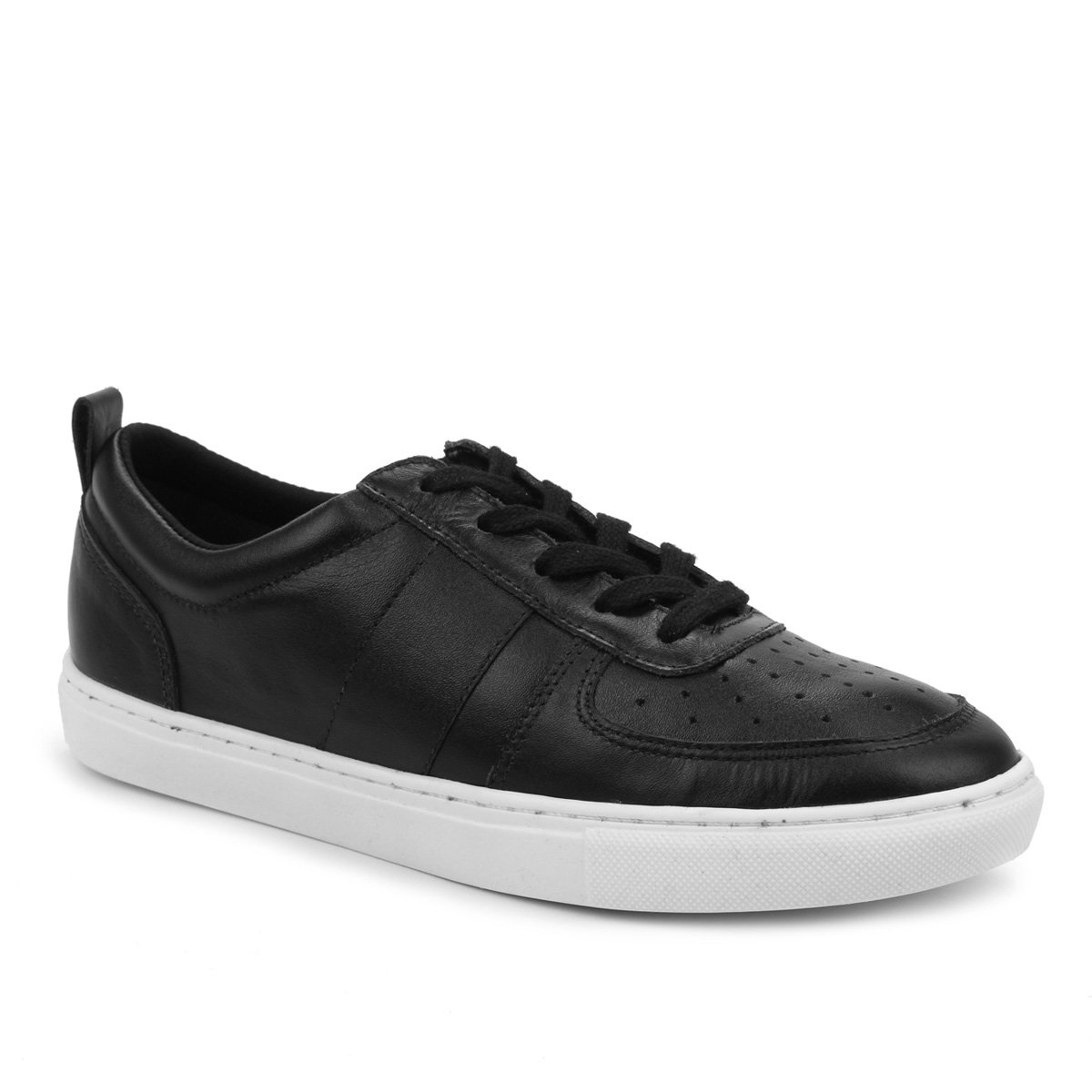 Tênis Couro Shoestock Basic Comfy Feminino