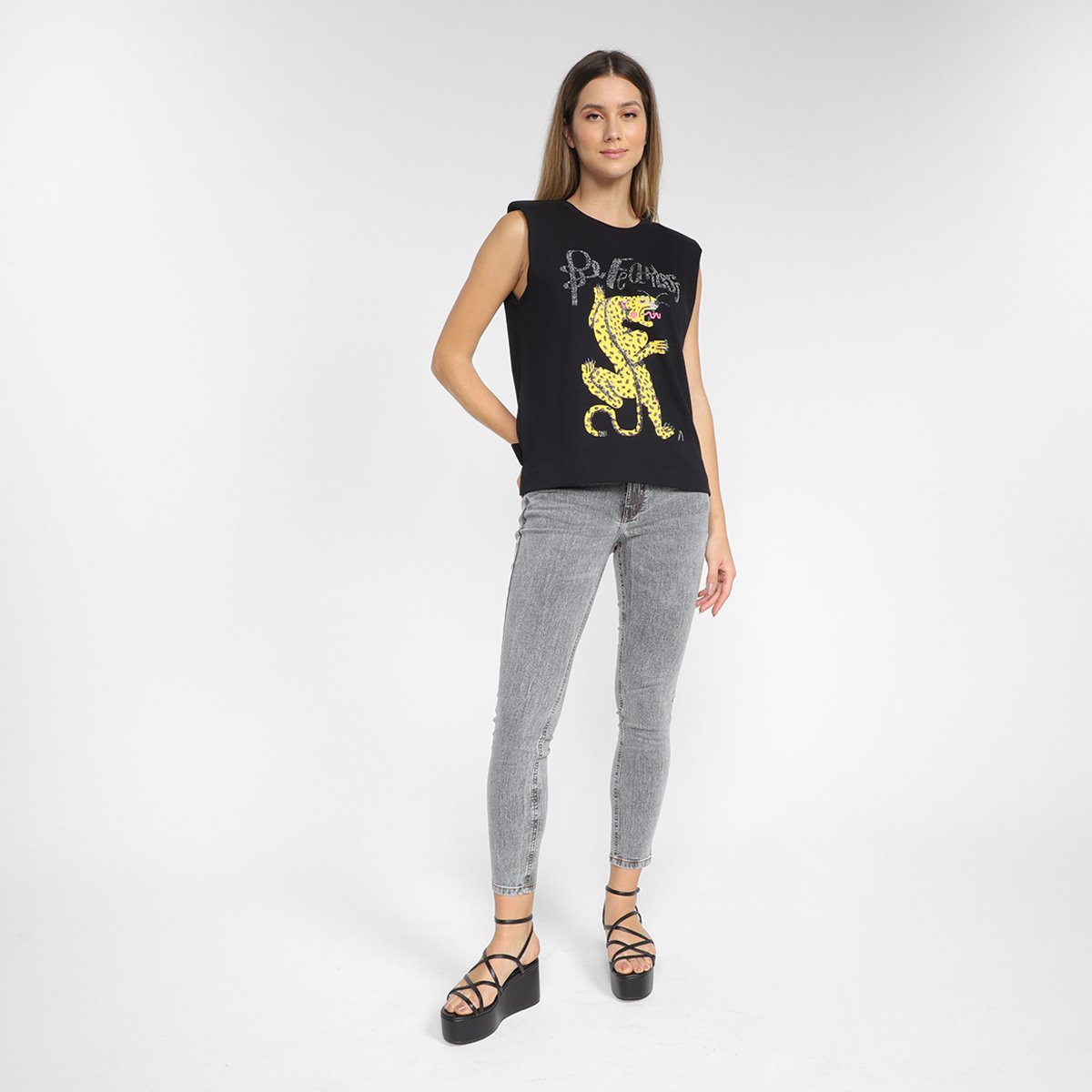 Regata Animale Jeans Be Fearless Feminina - Tam: M - 3