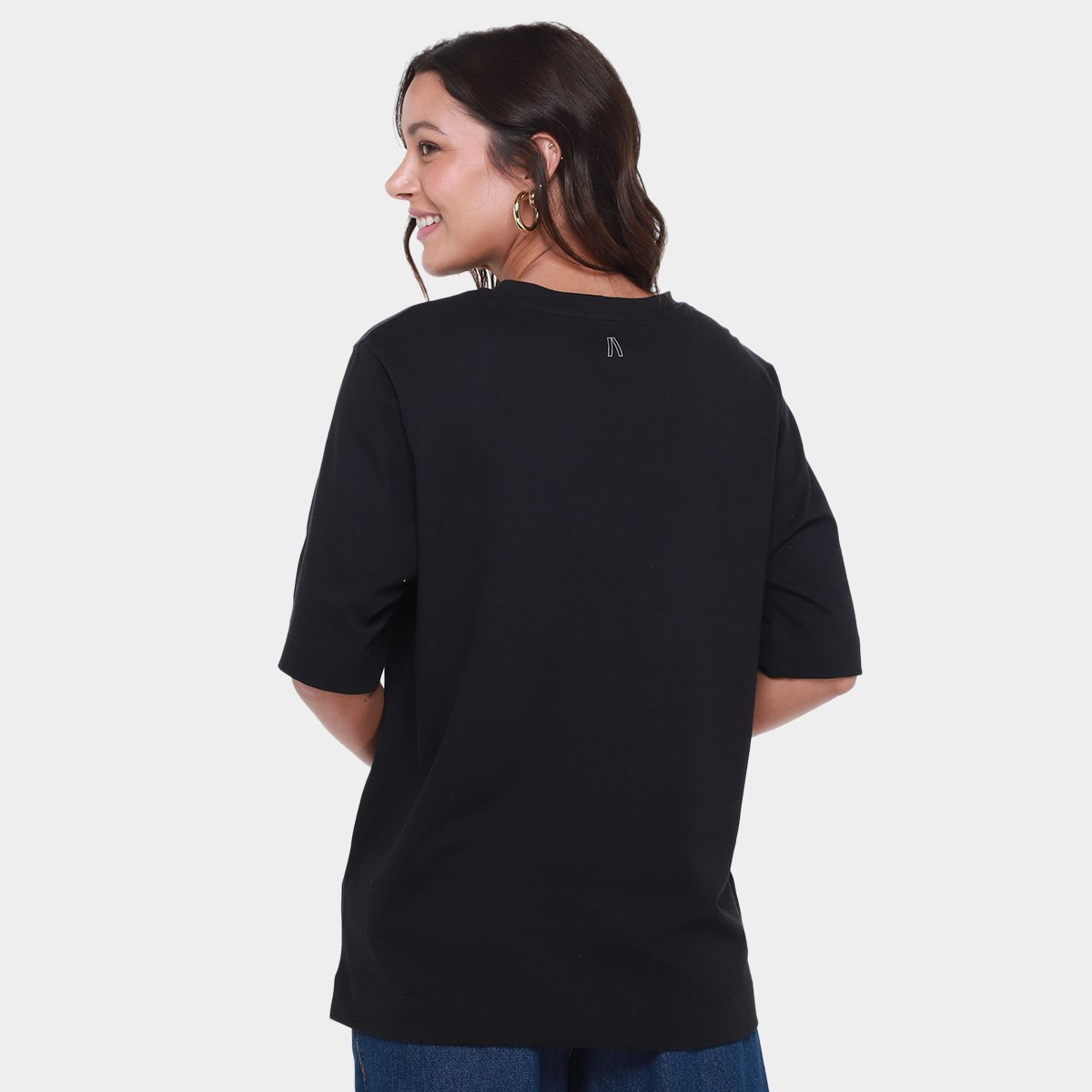 Camiseta Animale Jeans Estampada Feminina - Tam: G - 1