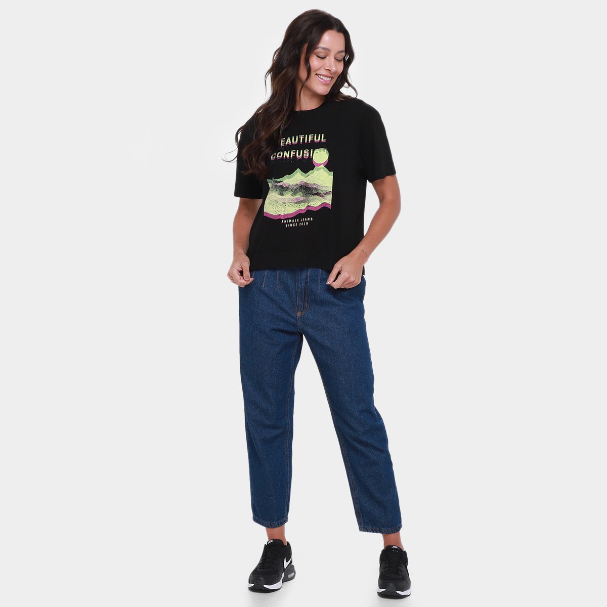 Camiseta Animale Jeans Beautiful Confusion Feminina - Tam: M - 3