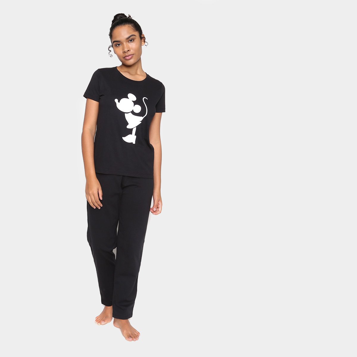 Pijama Volare Longo Minnie + Calça Feminino