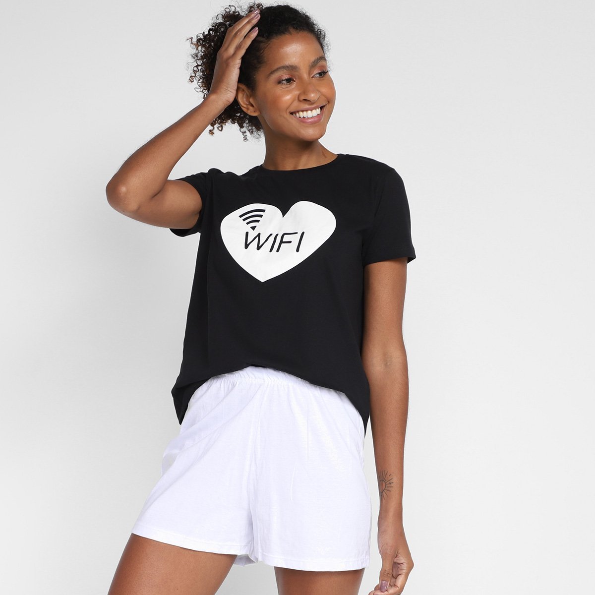 Pijama Curto Volare Wi-fi Feminino