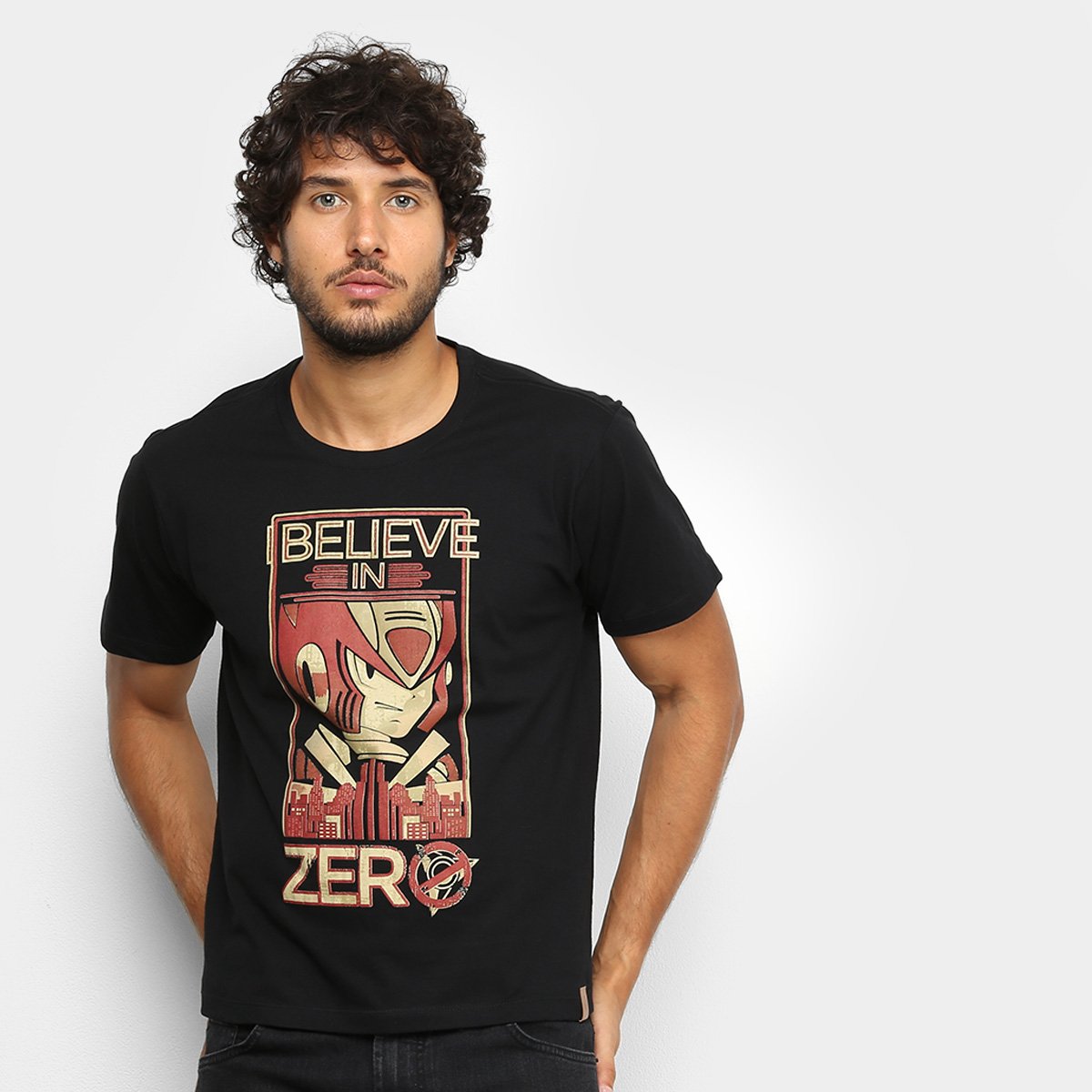 Camiseta Mega Man Zero City Masculina