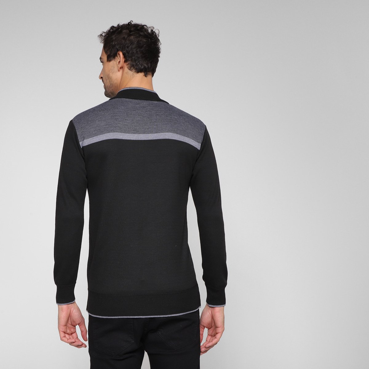 Suéter Lucky Sailing Com Ziper Masculino