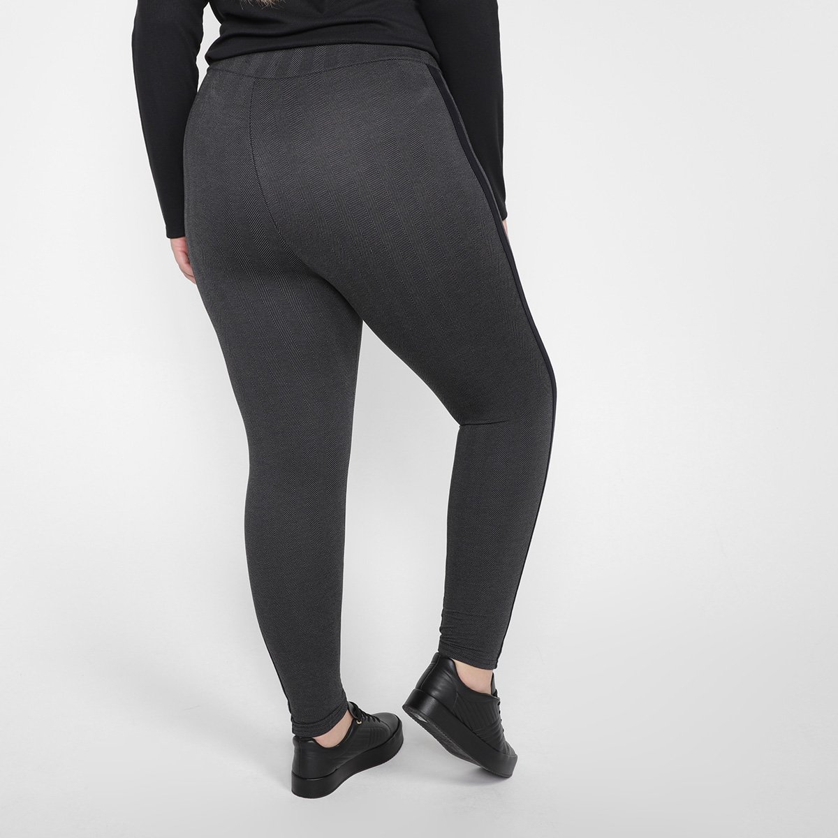 Calça Legging Plus Size Maelle Feminina - Tam: P - 2