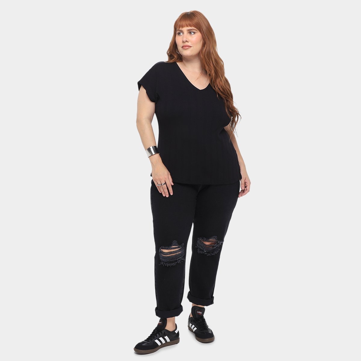 Camiseta Maelle Plus Size feminino 15400 - Tam: M - 3