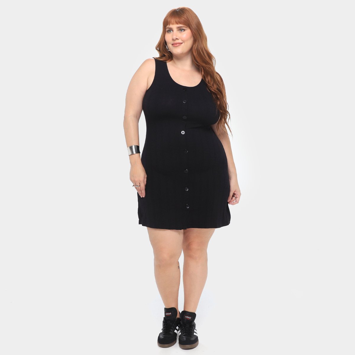 Vestido Maelle Plus Size Evasê Feminino - Tam: P - 3