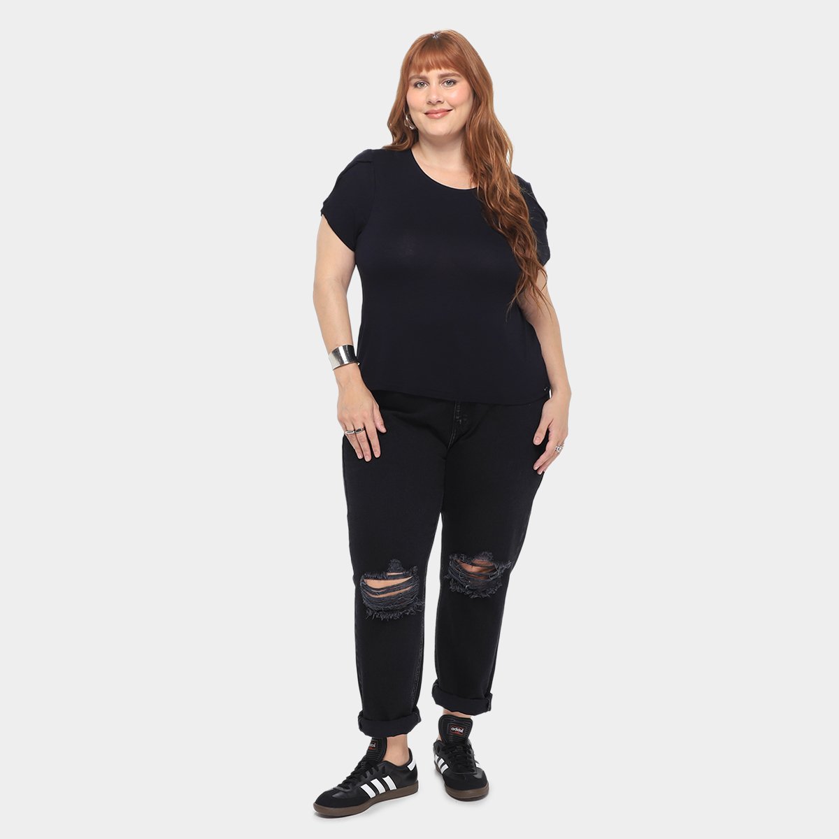Camiseta Maelle Plus Size feminino 15406 - Tam: P - 3