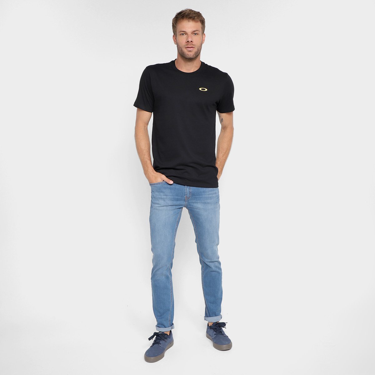 Camiseta Oakley Ellipse Masculina - Tam: G - 3
