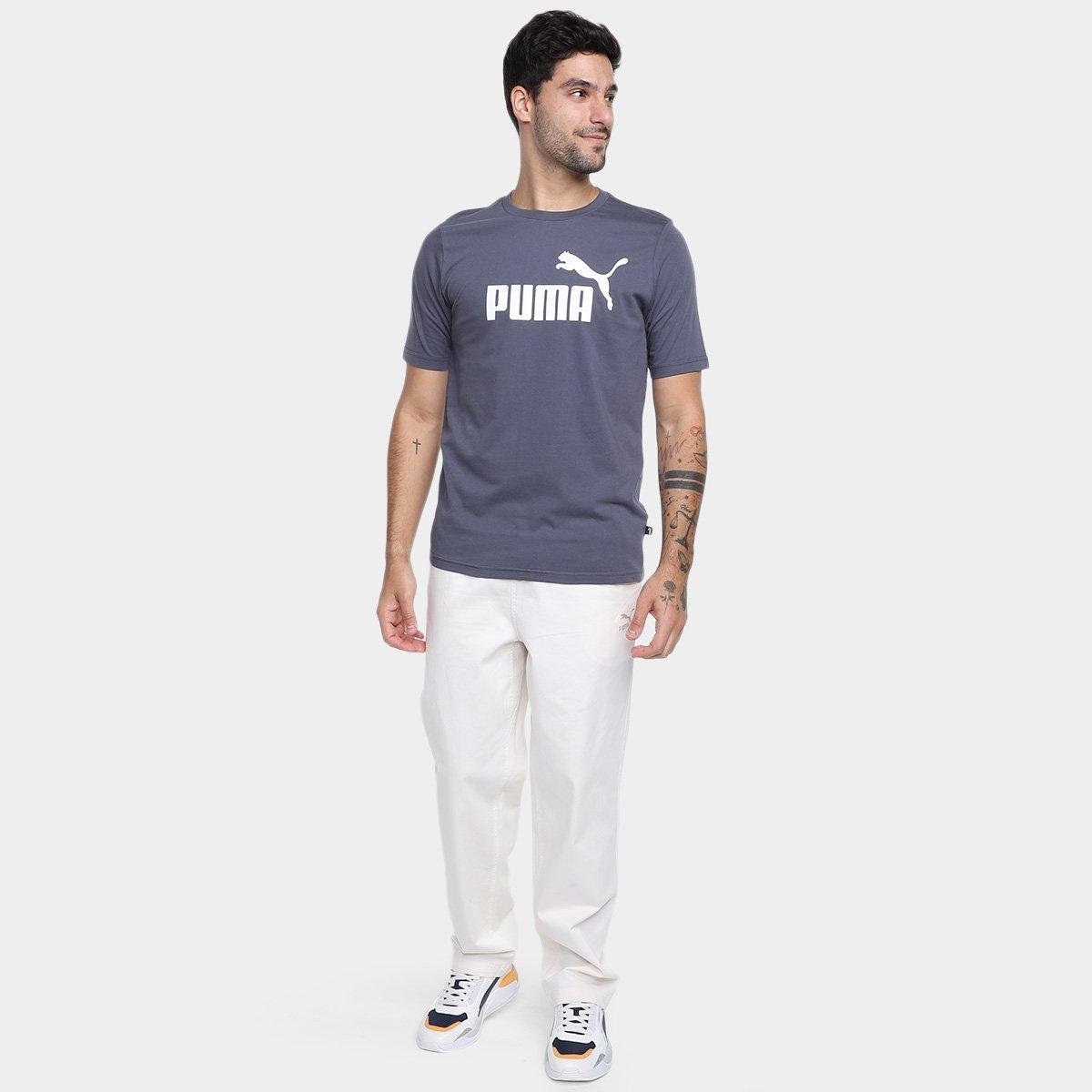 Camiseta Puma Logo I Masculina - Tam: P - 3