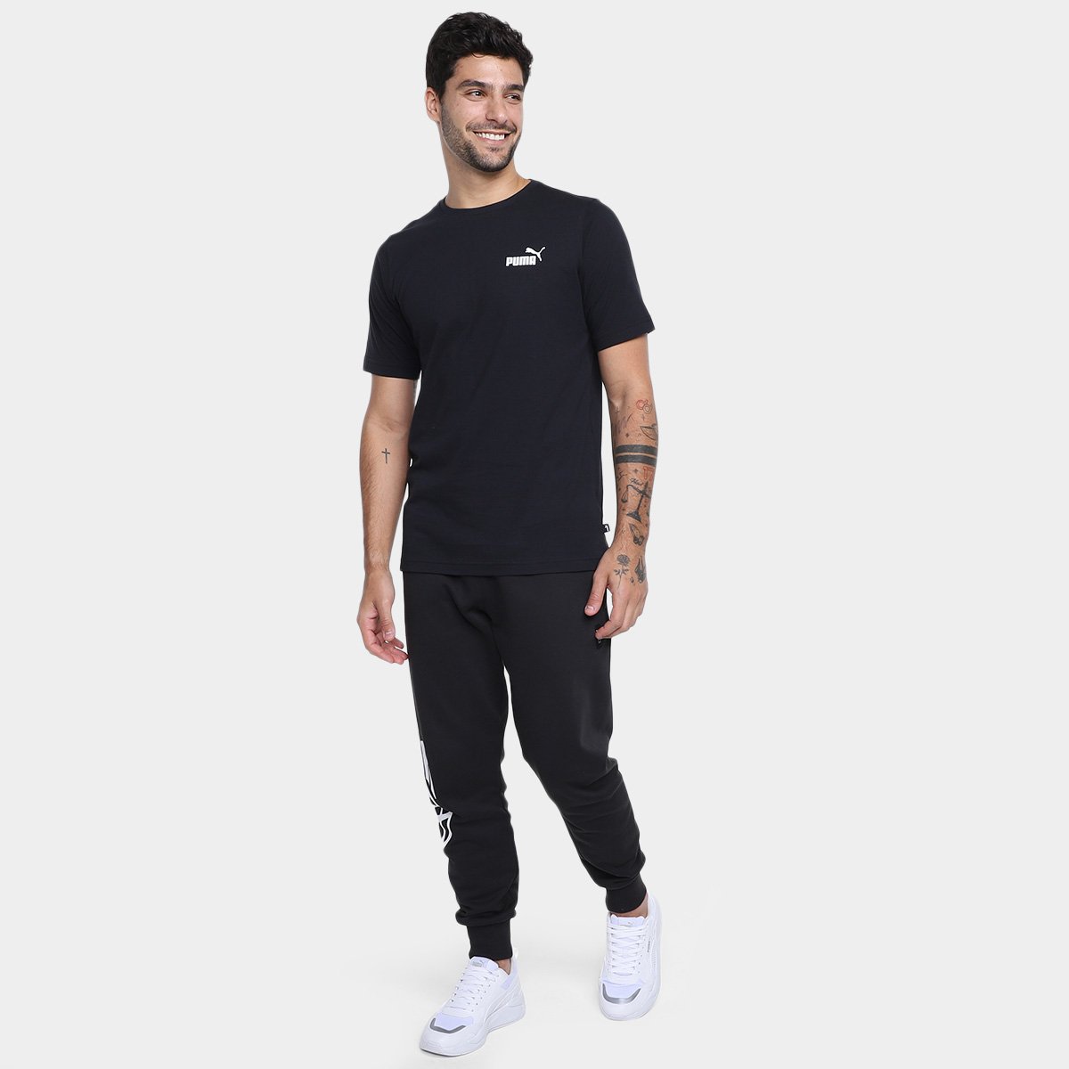Camiseta Ess Small Logo Masculina - Tam: P - 3