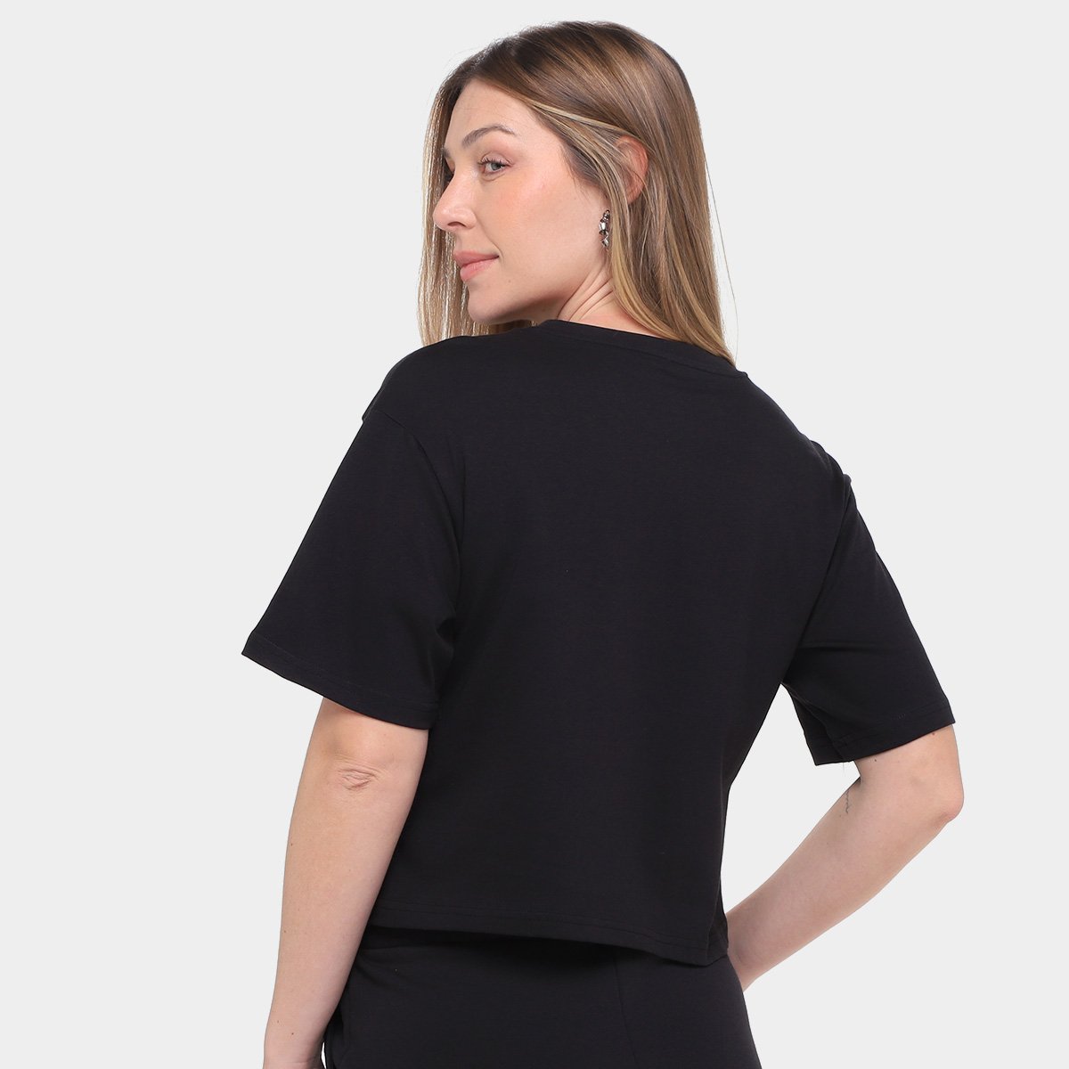 Camiseta Cropped Puma N.1 Logo Relaxed Feminina - Tam: P - 1