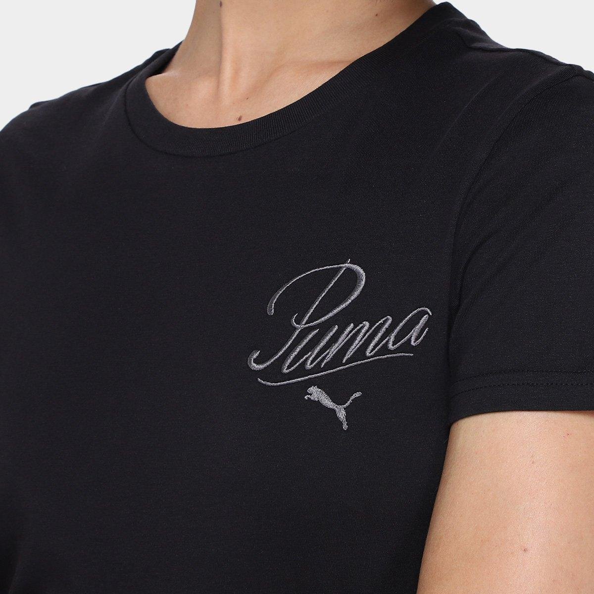 Camiseta Puma Script Feminina - Tam: P - 2