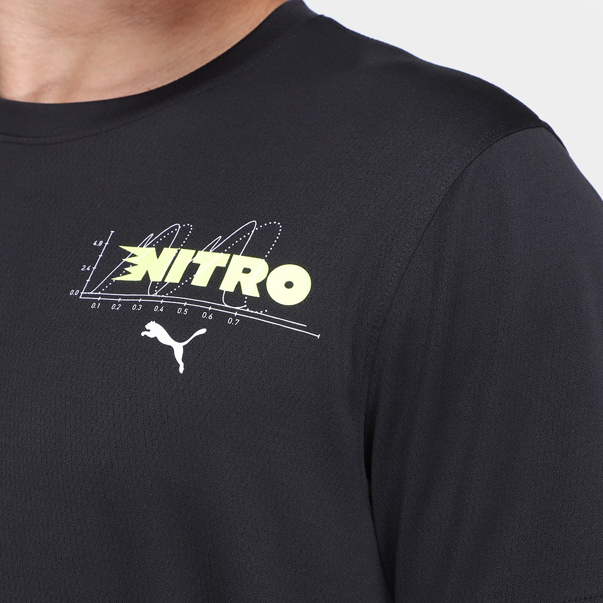 Camiseta Puma Graphics Running Nitro Masculina - Tam: GG - 2