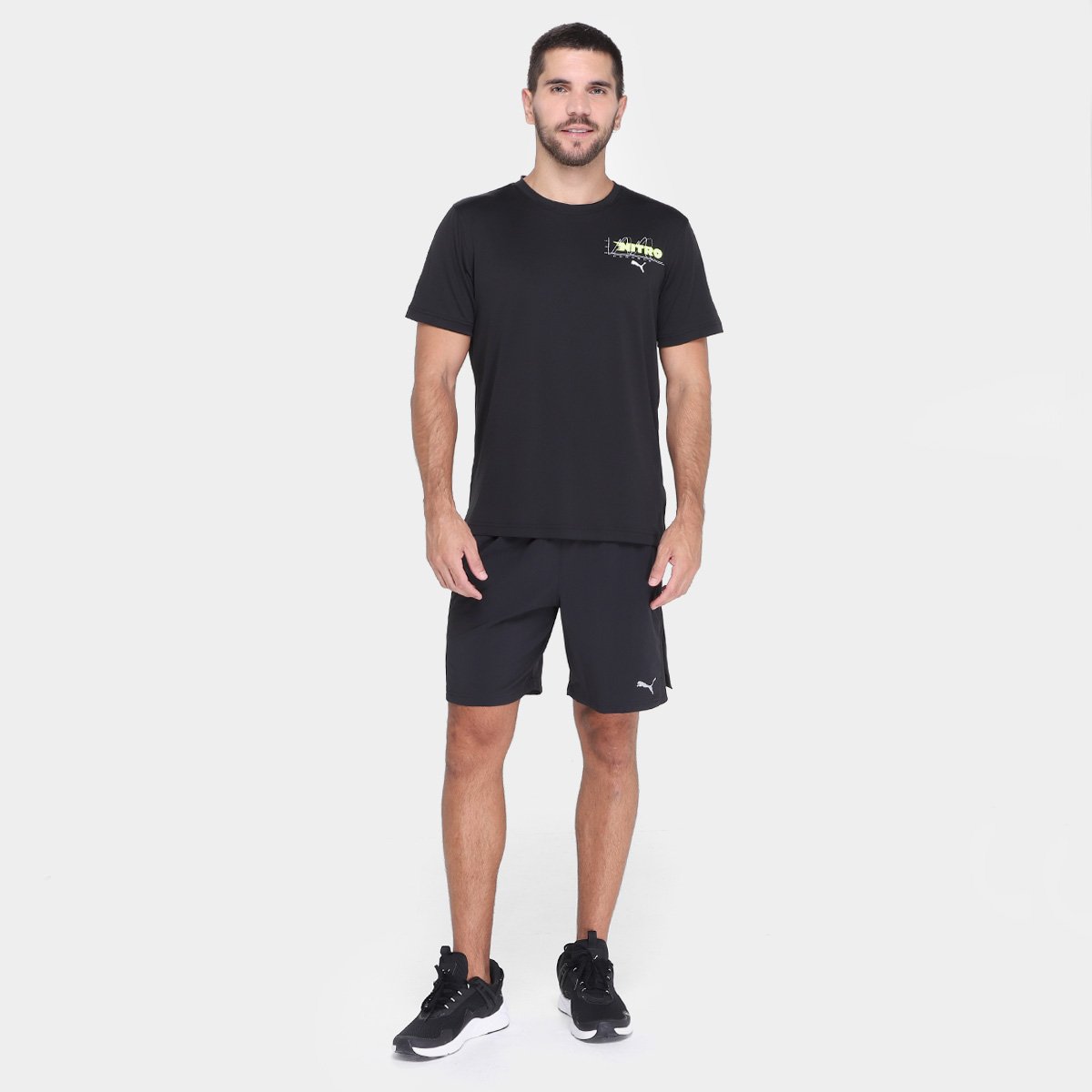Camiseta Puma Graphics Running Nitro Masculina - Tam: GG - 3
