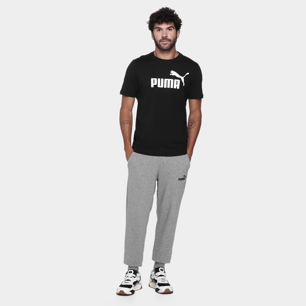 Camiseta Puma No. 1 Logo Masculina - Tam: M - 3