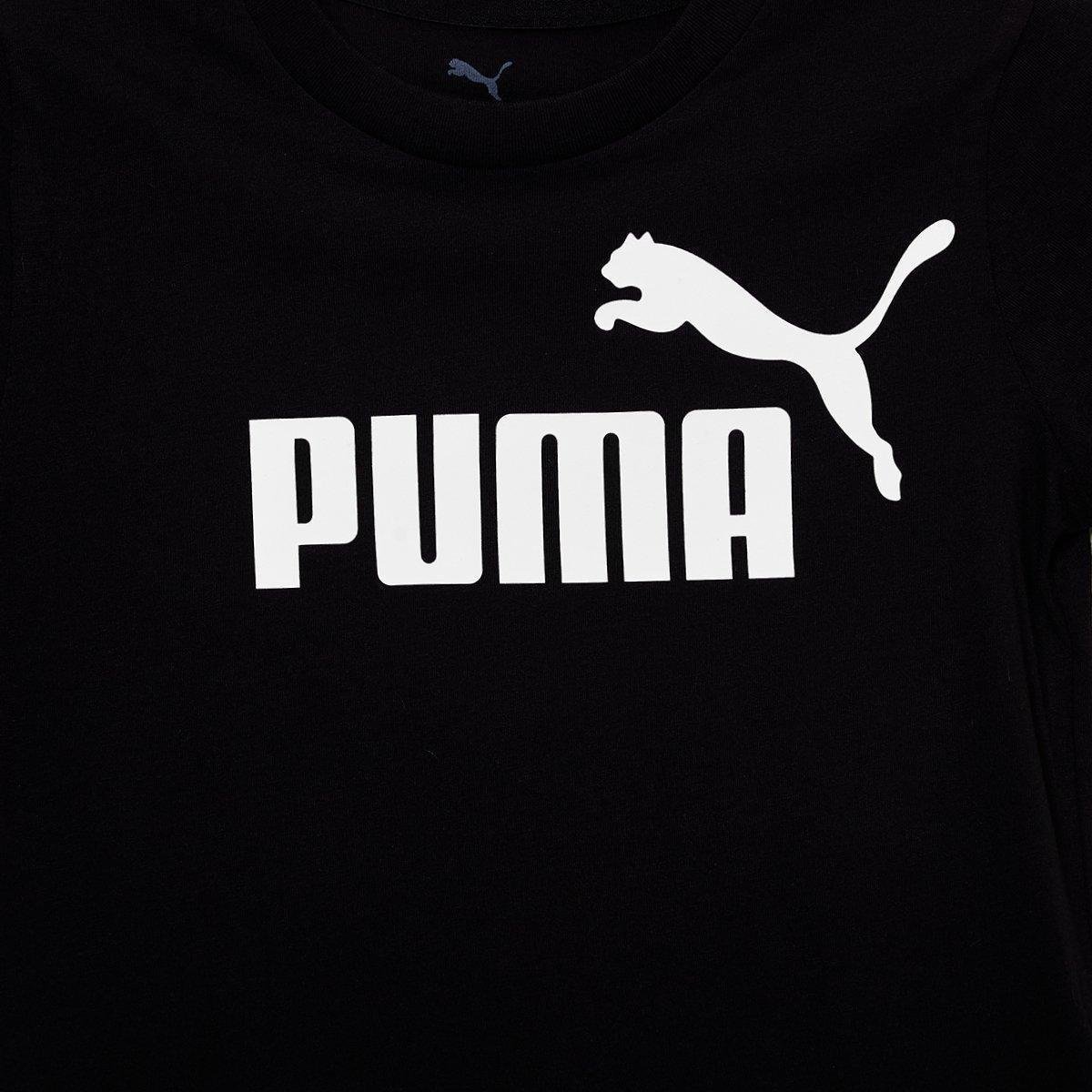 Camiseta Infantil Puma Logo Menino - Tam: 8A - 1
