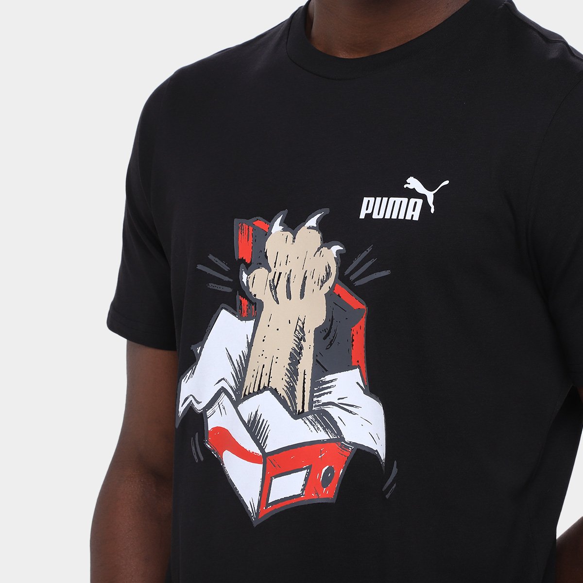 Camiseta Puma Graphics Sneaker Masculina - Tam: P - 2