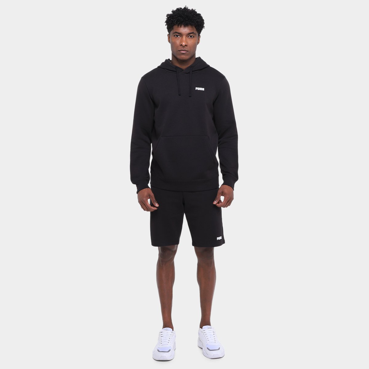 Moletom com Capuz Puma Logo Masculino - Tam: G - 3