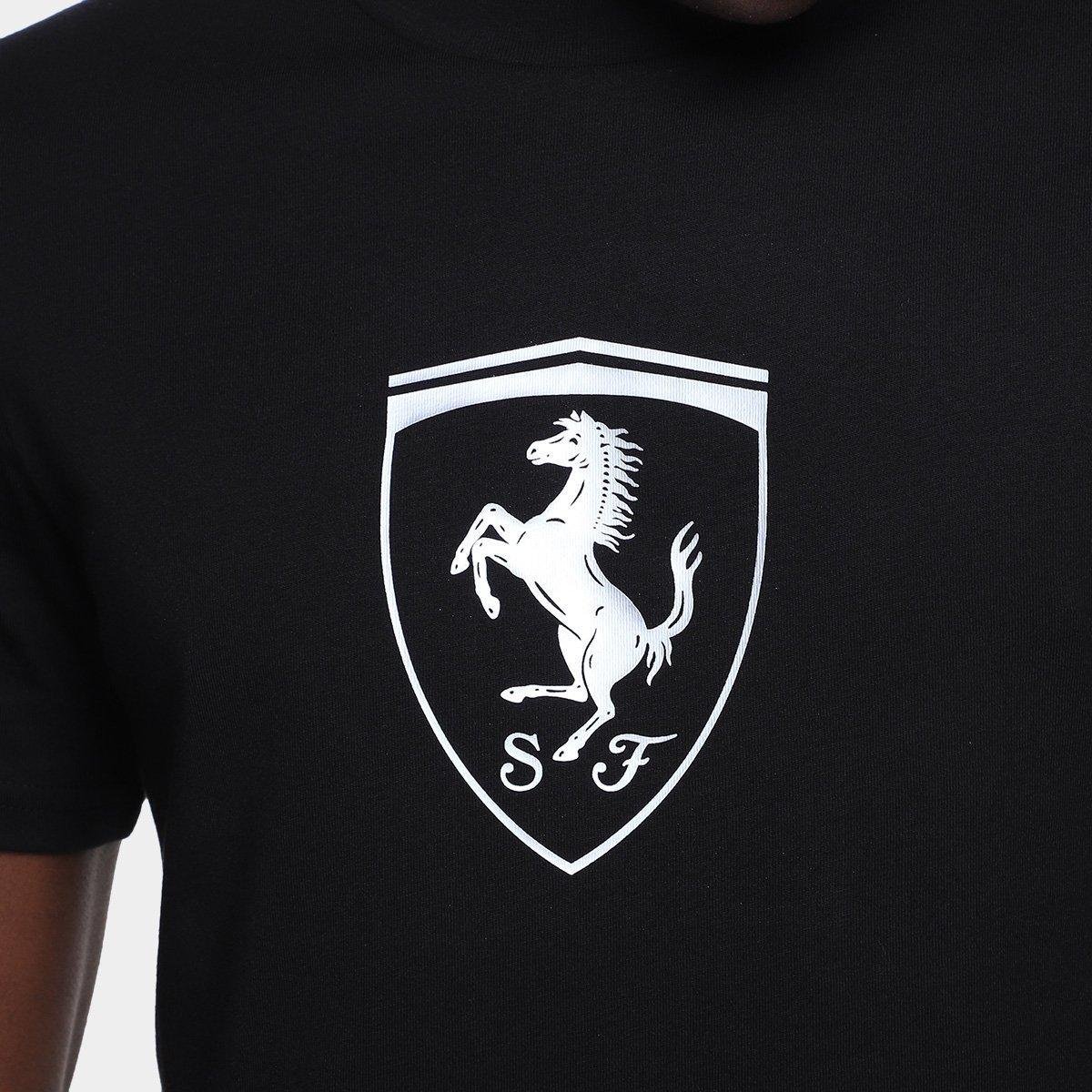 Camiseta Puma Ferrari Sportswear Tonal Shield  Masculino - Tam: M - 2