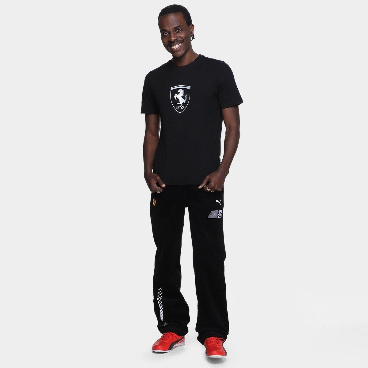 Camiseta Puma Ferrari Sportswear Tonal Shield  Masculino - Tam: M - 3