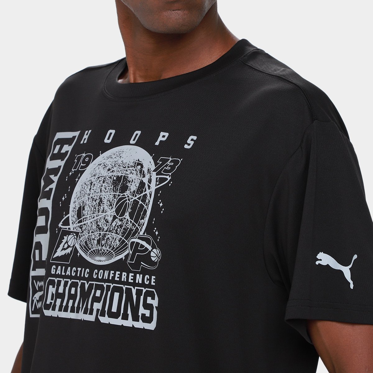 Camiseta Puma Hoopstel 1 Masculina - Tam: GG - 2