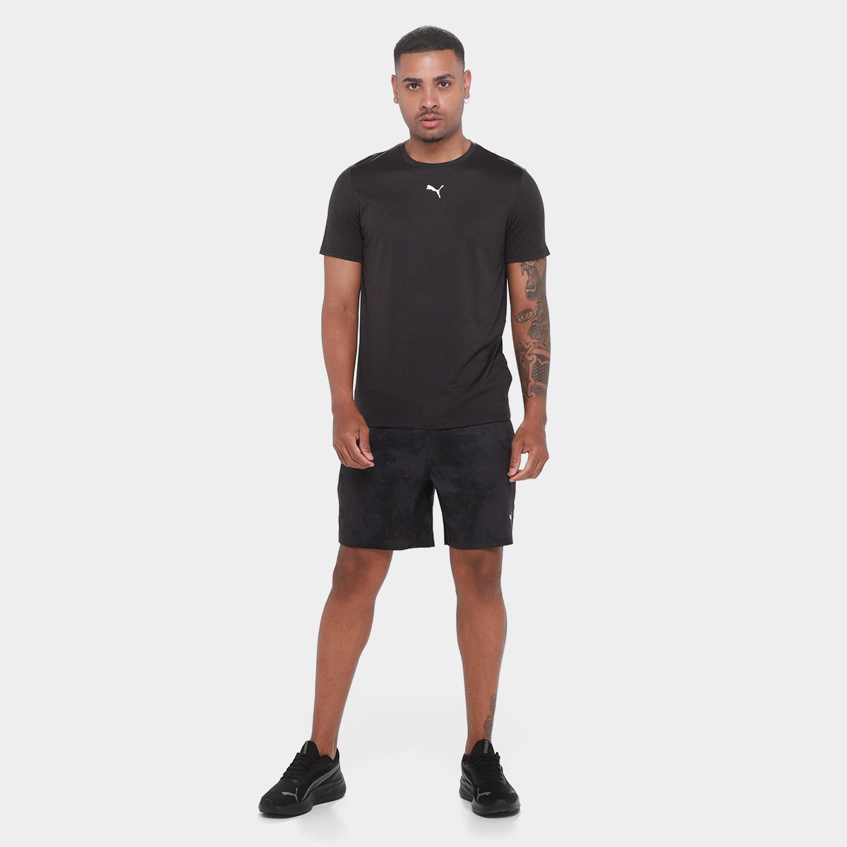 Shorts Puma Tad Essentials AOP 7" Woven Masculino - Tam: P - 3