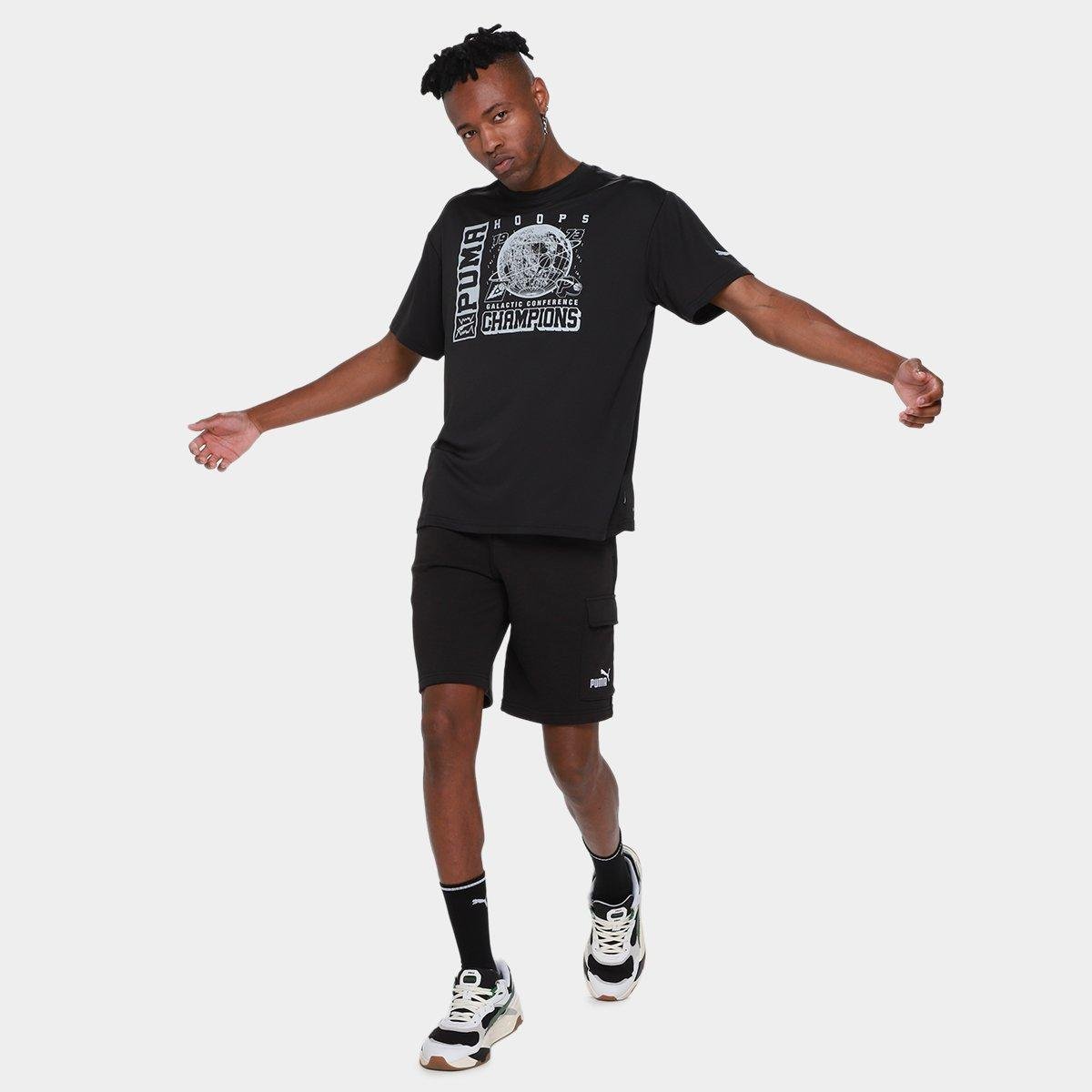 Bermuda Cargo Puma Casual Masculina - Tam: P - 3