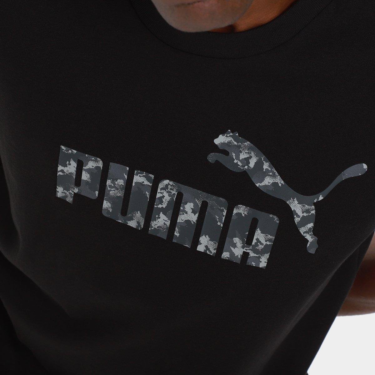 Camiseta Puma Camo Masculina - Tam: G - 2