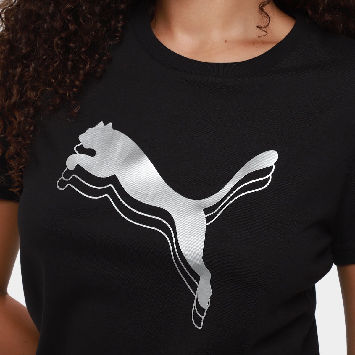 Camiseta Puma Metallic Feminina - Tam: G - 2
