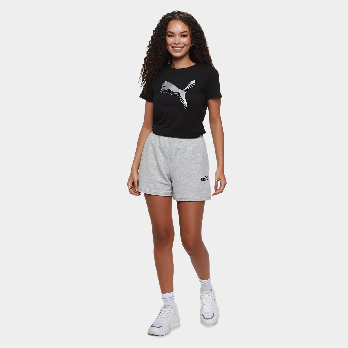 Camiseta Puma Metallic Feminina - Tam: G - 3
