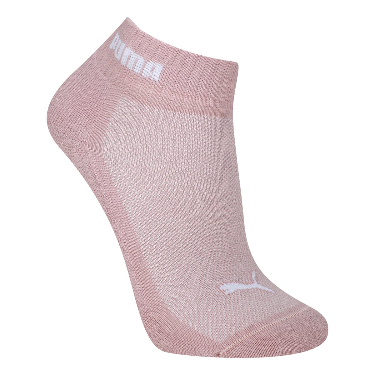 Kit Meia Puma Cano Baixo Esportiva 3 Pares Feminina - Tam: 34/39 - 3