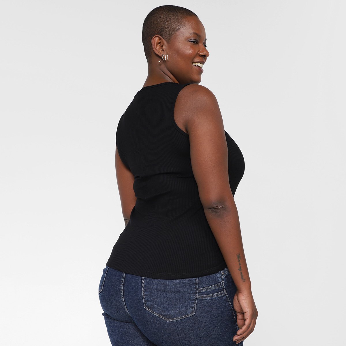 Regata Plus Size Lunender Lisa Feminina - Tam: P - 1