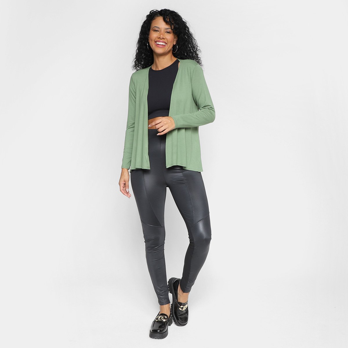 Calça Legging Lunender Cintura Alta Feminina - Tam: G - 1