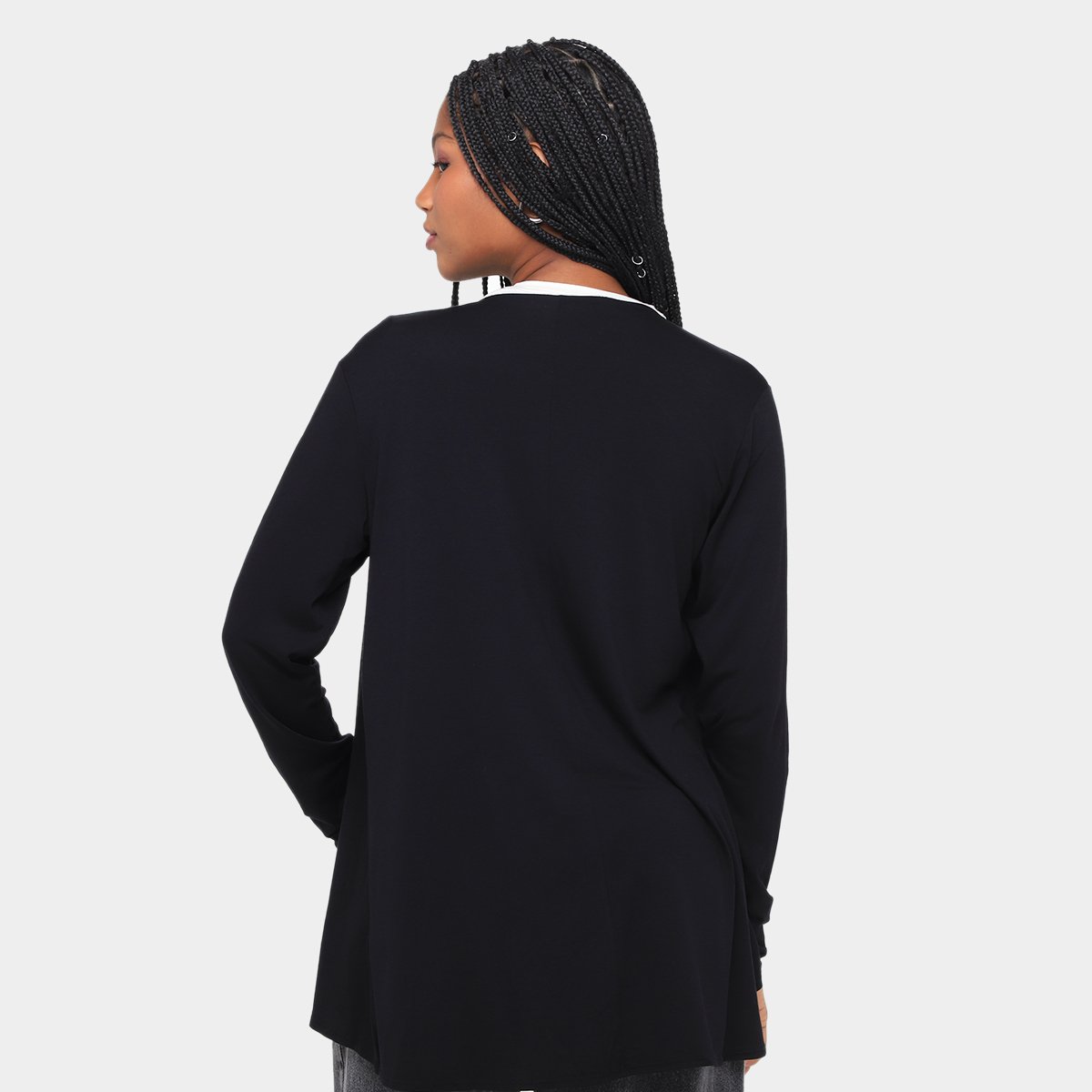 Cardigan Lunender Casual Feminino - Tam: M - 1