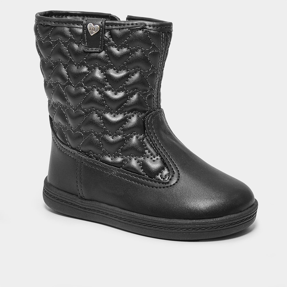 Bota Infantil Molekinha Cano Médio Matelassê Menina - Tam: 20 - 1