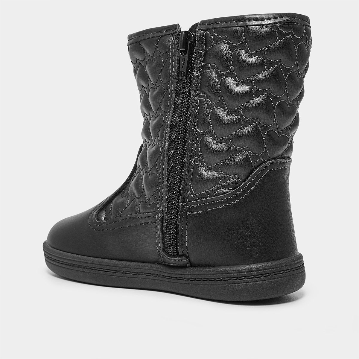 Bota Infantil Molekinha Cano Médio Matelassê Menina - Tam: 20 - 2